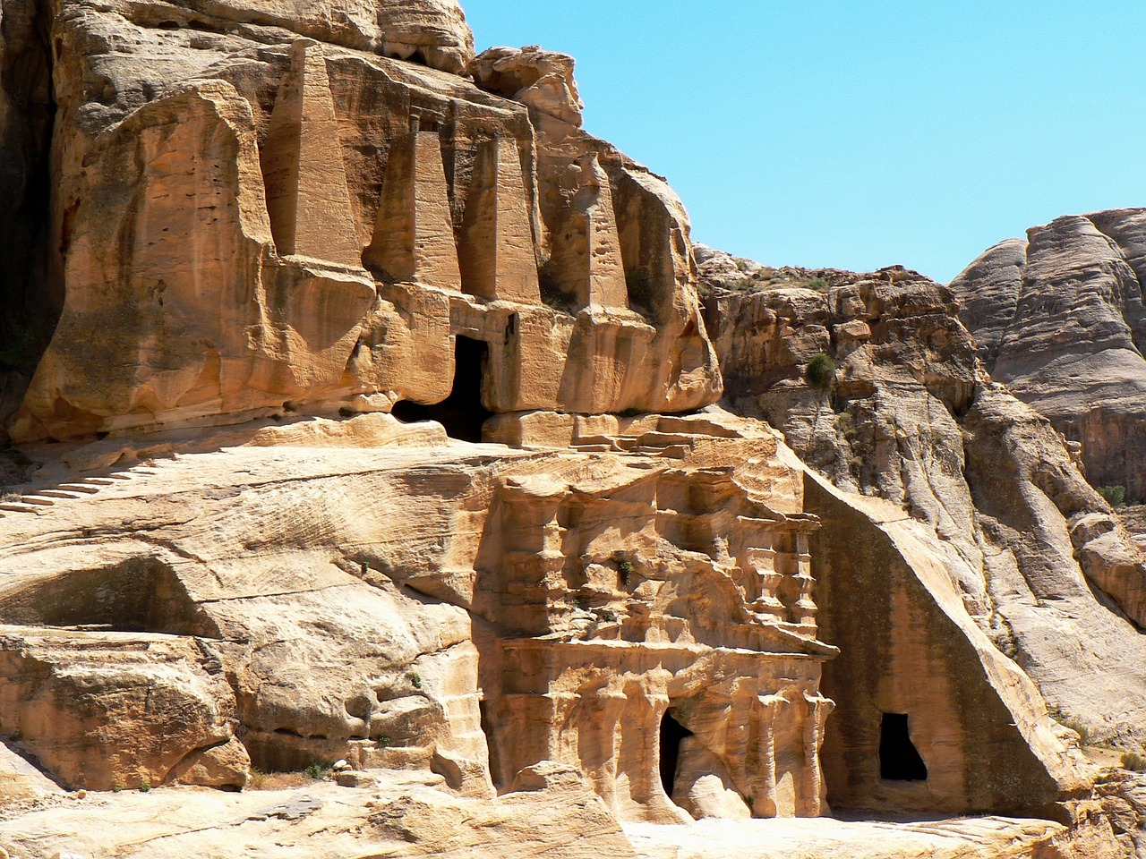 Tombs in Petra, Jordan