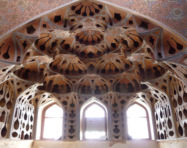 Ali Qapu Palace in Esfahan Iran