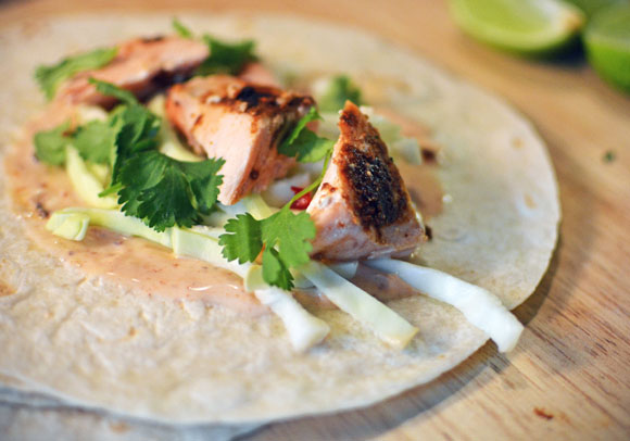 Salmon-taco-