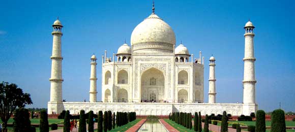 The Taj Mahal in Agra India
